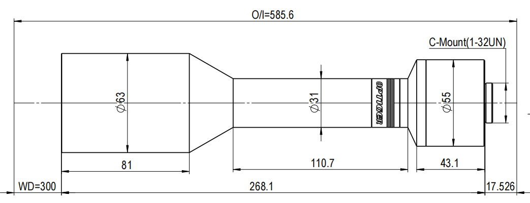 OTLZ18.5-15-300C drawing